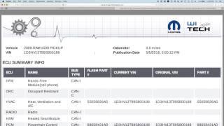 Print Save to PDF in wiTECH 2.0