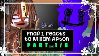 || FnaF 1 +Puppet reacts to William Afton memes || part 1/6 || I•LIKE•WAFFLES
