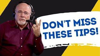 How To Avoid Financial Disaster With Dave Ramsey's 16 Tips