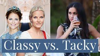 Is Meghan Markle a Tacky Royal? How Meghan is Outclassed by Princesses Madeleine & Mette Marit