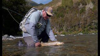 Fly Fishing for Trout at Owen River Lodge in New Zealand