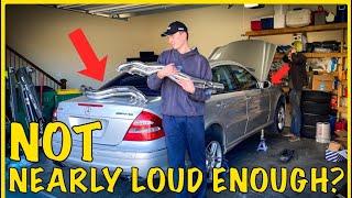 Mercedes E55 AMG Gets Longtube Headers & More!