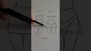 how to draw a skirt ️ #art #artwork #draw #drawing #fashion #style #desigamer #anime #cartoon