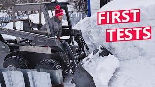 DIY SKID STEER. 1st REAL TESTS!