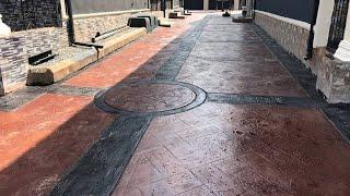 THE COST OF STAMP CONCRETE FLOORING INSTALLATION IN BENIN CITY PER SQUARE METERS WITHOUT MATERIALS.