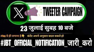 haryana jbt vacancy official notification tweeter campaign by sunil boora sir #hssc #jbt #haryana