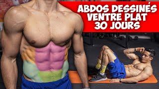 Abdos dessinés et ventre plat en 30 jours !