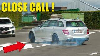 Mercedes C63 AMG 6.2 Estate W204 - POWERSLIDES, Revs, Accelerations!