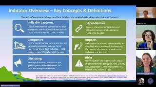 Webinar: Measuring How Many Companies Disclose Their Biodiversity Risks, Dependencies & Impacts