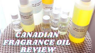 CANADIAN FRAGRANCE OIL REVIEW| VILLAGE CRAFT AND CANDLE *Aztec update