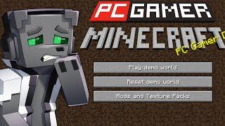 Entré a la DEMO SECRETA de Minecraft “PC GAMER EDITION”