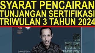 Semua guru sertifikasi wajib bersiap syarat pencairan gaji dan tunjangan sertifikasi guru triwulan 3