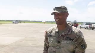 Florida National Guard sets up base camp for Hurricane Helene relief efforts