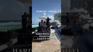 SCREAM - USHER - VIOLET PORT LIVE IN CANCUN @Usher #drummergirl #drummer #cancun #springbreak2023