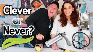 Clever or Never Testing Kitchen Gadgets (Amazon VS Yard Sale) | How To Cook That Ann Reardon