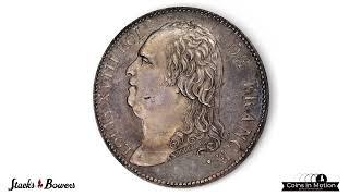 FRANCE. Kingdom. Silver 5 Francs Essai (Pattern), 1815-A. Paris Mint. Louis XVIII. PCGS SPECIMEN-63.