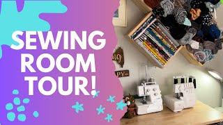 Sewing Room TOUR!  Come on!  Let’s go!