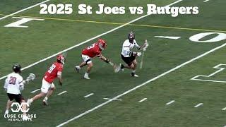 St  Joes vs Rutgers | 2025 Men's Lacrosse Highlights