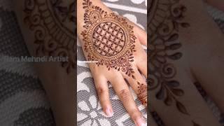 Simple Beautiful Mehndi Design ️ #mehndi #henna #hennatattoo