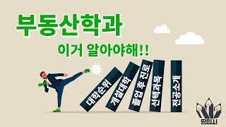 부동산학과 가고싶다면 이거 알아야해!!(학종꿀팁, 대학순위, 개설대학, 진로, 선택과목)