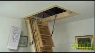 Stiramatic electric attic stairs loft ladder from Stira