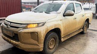 Wash the Dirtiest MITSUBISHI 4x4! Deep Exterior Detailing | FROZEN MUD ️ #asmr #satisfying