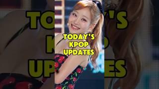 TODAY'S KPOP UPDATES 🫧 #kpop #kpopupdates