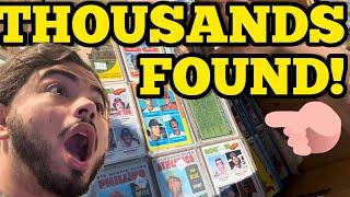 OLD BASEBALL CARDS ARE FOUND BURIED IN DUST IN A OLD GARAGE!