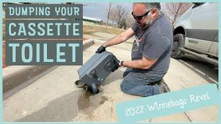 Taking care of business? How to dump a Revel RV cassette toilet