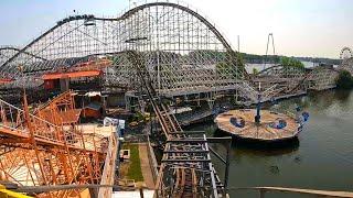 Cornball Express On Ride POV - Indiana Beach