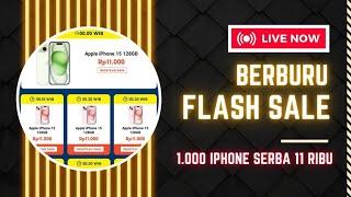 Berburu Flash Sale 1.000 IPHONE 11RB Voucher Diskon 1JT Edisi Shopee 11.11 BIG SALE 11 Nov