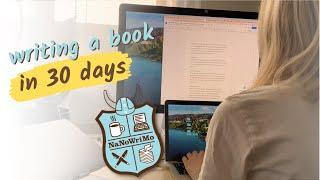 How to write a book in 30 days with NaNoWriMo. My learnings as a newbie. There’s no writer's block