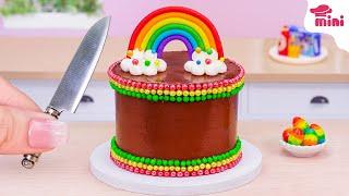 Best Miniature Chocolate Cake Decorating Ideas | Rainbow Chocolate Cake | Mini Bakery