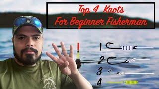 Top 4 Beginner fishing knots you must know.