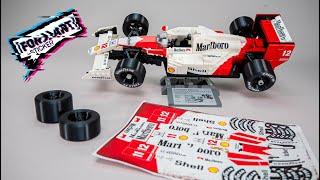 3d printed wheels & custom sticker sheet by Forwart Sticker for the 10330 McLaren MP4/4 set