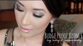 Budge Proof Bronze - Long Lasting, Summer Worthy Eye Look Using Eyeliner - hollyannaeree