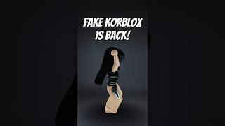 FAKE KORBLOX IS BACK!#roblox #robloxedit #robloxfyp #korblox #fypシ #fyp #headless