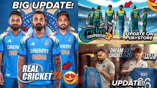 Real Cricket 24 New Update | Dream Cricket 25 Update | WCC-3 Update PlayStore | CCL25 Update