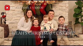 Lilah's Christmas Concert   4K