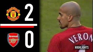 Manchester United v Arsenal | Highlights | 2002/2003