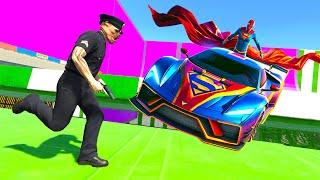 GTA 5 ONLINE  POLICEMAN VS SUPERHEROES !!! LTS DAJE !!