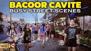 Walking Busy Streets of Bacoor Cavite Philippines [4K]