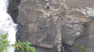 Men jump from Linville Falls