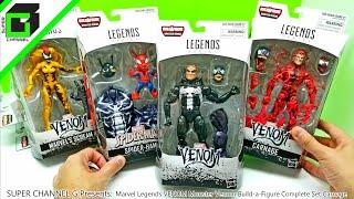 UNBOXING Marvel Legends VENOM Monster Venom Build a Figure Complete Set Carnage Full Version