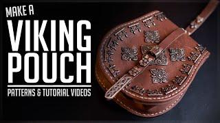 Make a Leather Viking Pouch | Birka Pouch | Tarsoly Pouch