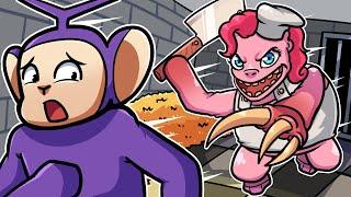 ESCAPE FROM PONY FACTORY! | Tinky Winky plays: Roblox RUN FROM THE PONY FACTORY