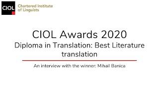 Diploma in Translation: Mihail Banica