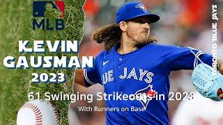 Kevin Gausman's dominance: 61 Swinging Strikeouts with Runners on Base in 2023| MLB highlights