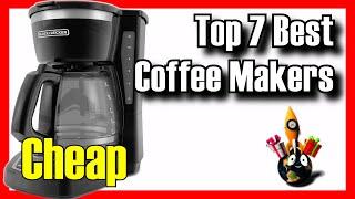  TOP 7 BEST Budget Coffe Makers to Buy on Amazon [2024][Cheap] For Home / Automatic / Espresso