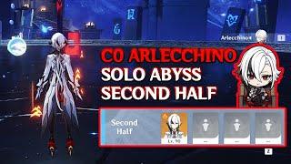 SHE CAN SOLO ABYSS!!! | C0 ARLECCHINO BOT HALF SOLO ABYSS!